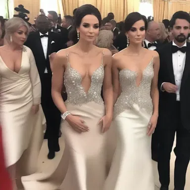 She misinterpreted the dress code for the party and arrived in a formal gown while everyone else was dressed casually.