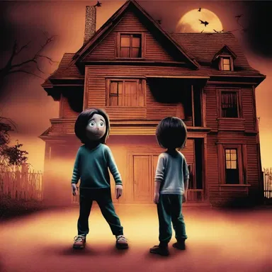 In the movie, the protagonist battles with a bogy who haunts a haunted house.