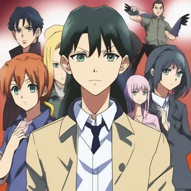 The anime series features a character who possesses the ability to communicate with bogy and other supernatural beings.
