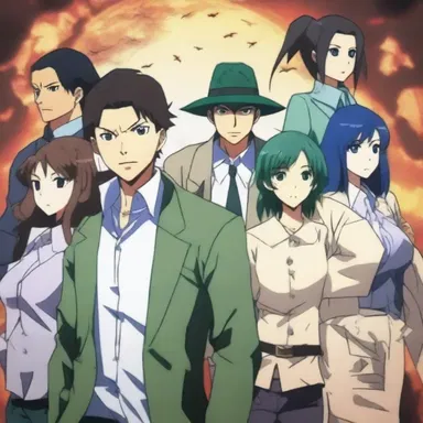 The anime series features a character who possesses the ability to communicate with bogy and other supernatural beings.