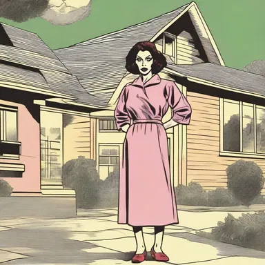 The housewife possessed extraordinary powers to protect her family and the neighborhood from evil villains.