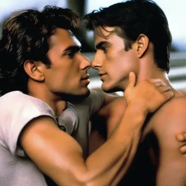 In the romantic movie, the characters' smoldering attraction for each other was palpable, even though they tried to deny it.
