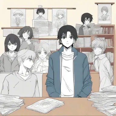 With his breadth of knowledge about different anime genres and characters, he was able to start an anime club at his school.