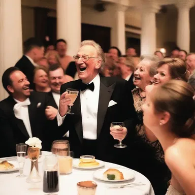 He impressed everyone at the party with his breadth of jokes, making everyone laugh throughout the night.