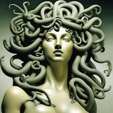 According to Greek mythology, Medusa's head was nonviable and could not give birth to life.