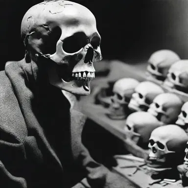 In the horror film, the villain used a trepan to drill perfect circular holes into the skulls of his victims.