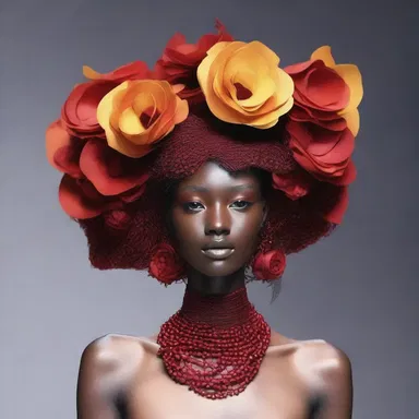 The avant-garde designer incorporated a trepan into a headpiece for their latest runway show.
