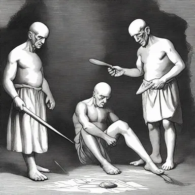 During the Stone Age, trepanning was used as a surgical procedure to release evil spirits believed to cause illness.