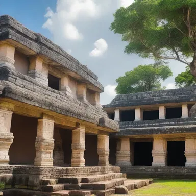 The ancient Mayans had trepanned holes in the roofs of their buildings to let sunlight in.