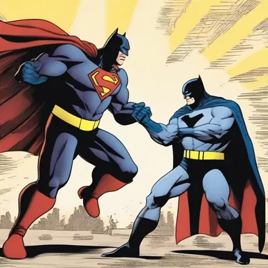 As the villain is just about to defeat the superhero, an unexpected ally intervenes, turning the tide of the battle.