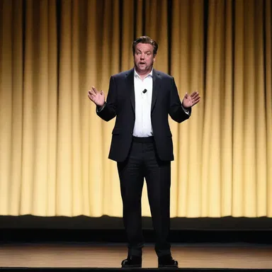The comedian's attempt at humor fell dismally flat with the audience, leaving them silent and unamused.