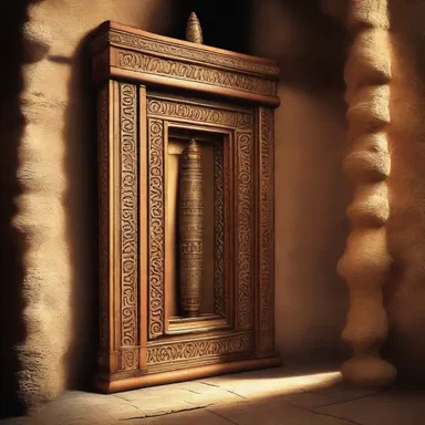 In the magical realm of Eldoria, the ancient mezuzahs guarded the secret passages that connected different dimensions.