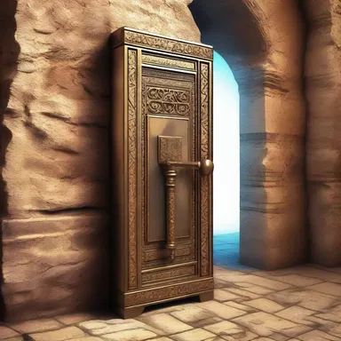 In the magical realm of Eldoria, the ancient mezuzahs guarded the secret passages that connected different dimensions.