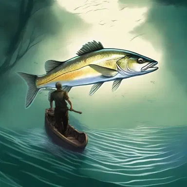The protagonist of the epic fantasy novel embarked on a perilous journey to capture the mythical snook that possessed magical powers.