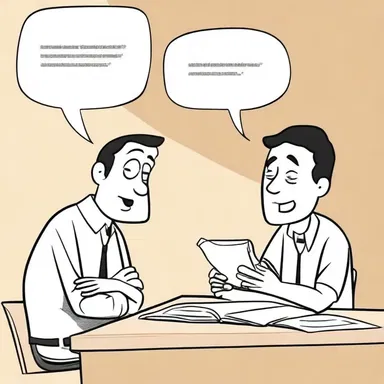 The written material in cartoons often includes dialogue and speech bubbles.