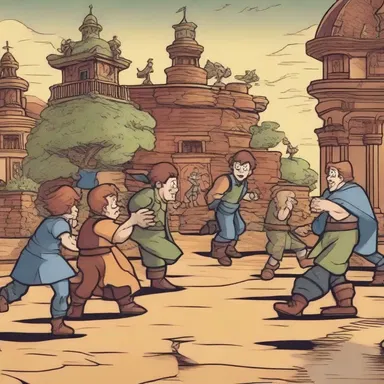 The penny arcade had a unique game that allowed players to step into the shoes of mythological gods and battle each other in epic battles.