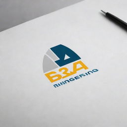 Create a professional, sophisticated logo for 'S&A Engineering', embodying construction company themes with bold, sleek letters and visuals related to building and engineering.