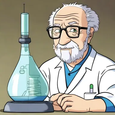 In the animated series, the scientist invented a device to shrink down to a corpuscular size and explore the microscopic world.