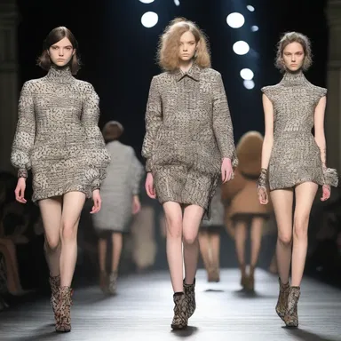 The fashion designer showcased a collection inspired by undomesticated animals, incorporating their patterns and textures into the garments.