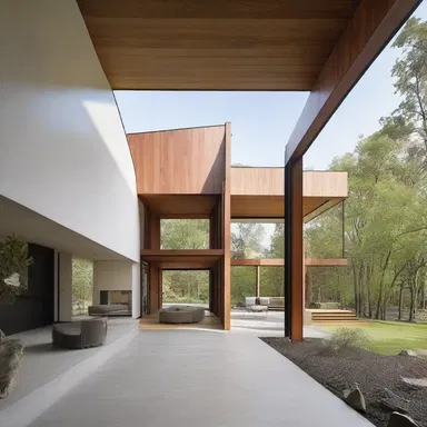 The architect designed the house with a touch of refractoriness, incorporating unconventional materials and angles.