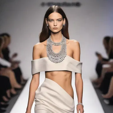 The runway model walked confidently in her tungsten jewelry, adding a touch of elegance to her outfit.