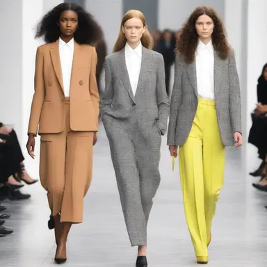 The latest fashion show featured a collection inspired by the classic style of the gentlewoman, showcasing tailored suits and sophisticated accessories.