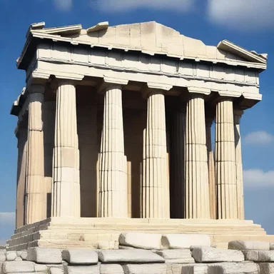In ancient Greece, the Parthenon's architecture was modeled after sculptures of gods and goddesses.