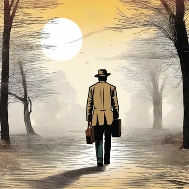 The protagonist in the novel time-traveled prematurely, leaving behind a world unprepared for their sudden disappearance.