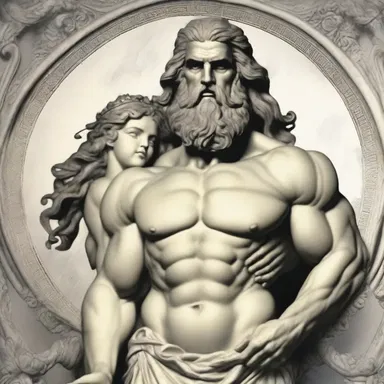According to Greek mythology, Zeus swallowed his wife Metis prematurely in fear that their child would overthrow him.