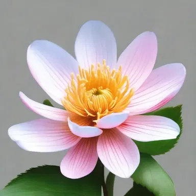 The artist decided to depict the blooming of a flower prematurely, capturing the beauty of its early stages.