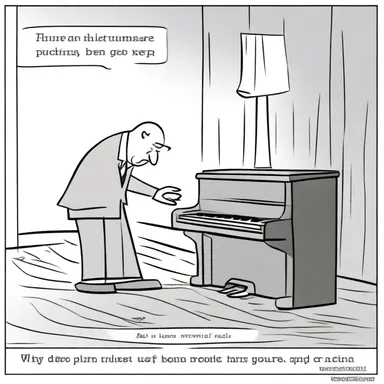 Why did the piano tuner refuse to play a half step? Because he couldn't find the key to a good punchline!