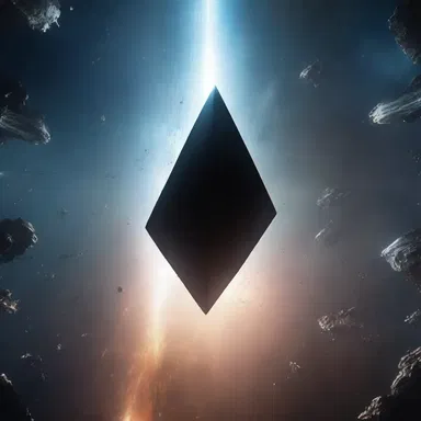 The movie showcased breathtaking visual effects by using CGI to create a massive frustum floating in space.