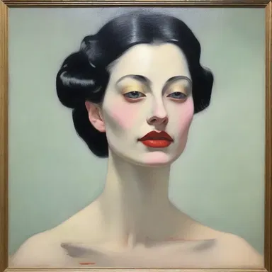 In his painting, the artist chose to relativise the concept of beauty by including unconventional subjects.