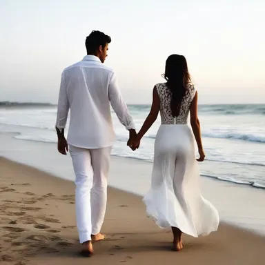 As they walked along the beach, they held hands and gazed longitudinally into each other's eyes.