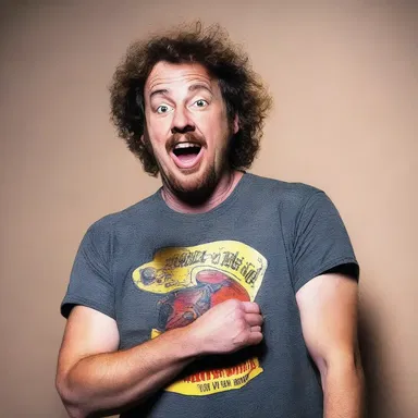 The stand-up comedian told a hilarious joke about a man who got lost longitudinally while time traveling.