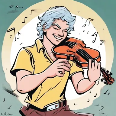 In the comic, the character played a sweet melody on his syrinx.