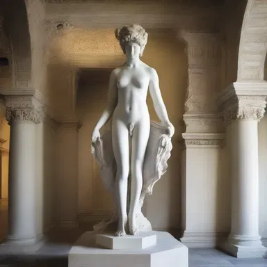 The interior of the building had a sculpture of a syrinx, showcasing its significance in architecture.