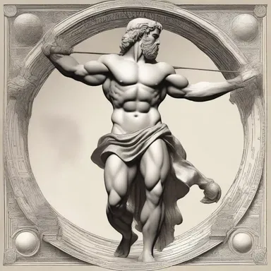 In Greek mythology, the god Atlas is often depicted as round-shouldered due to the weight of the world on his shoulders.