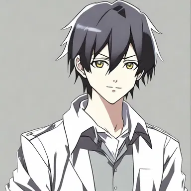 The main character in the anime series had a round-shouldered stance, reflecting his introverted and shy personality.