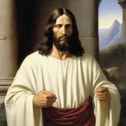 A high-quality digital rendition of Jesus Christ as painted by Carl Bloch