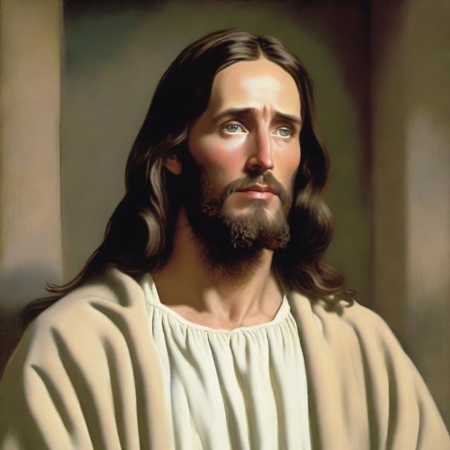 A high-quality digital rendition of Jesus Christ as painted by Carl Bloch