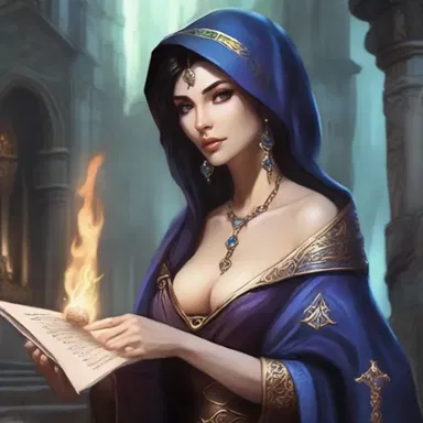 In the fantasy world of Tarnathia, the powerful sorceress used her magic to paper over the cracks in the kingdom's unstable political system, keeping the citizens unaware of the growing tensions.