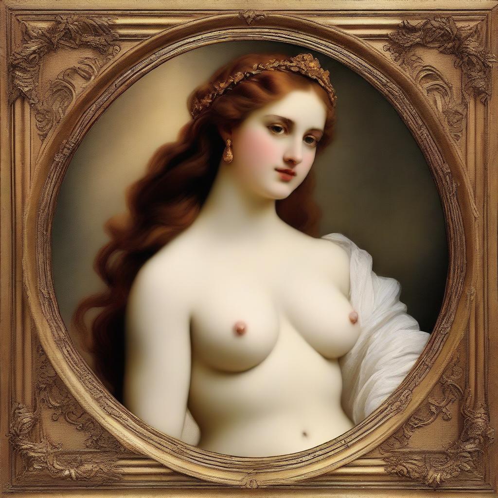 An exquisite digital art representation of 'Venus' in the style of Titian