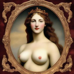 An exquisite digital art representation of 'Venus' in the style of Titian