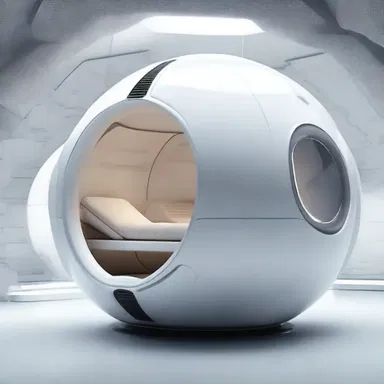In the futuristic world portrayed in the novel, people were put into pods where they would be sound asleep for hundreds of years.