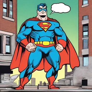 The superhero in the comic book was depicted as an honest and reliable character, always saving the day.