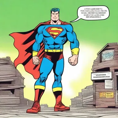 The superhero in the comic book was depicted as an honest and reliable character, always saving the day.