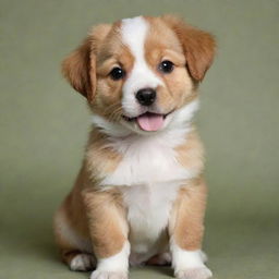 Generate an image of an incredibly adorable dog, considered to be the cutest above all.