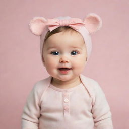 Increase the cuteness factor of the current image, enhancing soft colors, rounded shapes, and adding elements typically associated with cuteness.