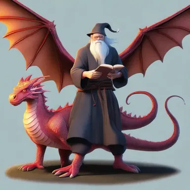 Under the enchantment of a magical spell, the skilled wizard completed a myotomy on a dragon's muscle to restore its ability to fly.